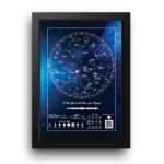 تابلو آسمان با اطلاعات طالع بینی مدل ST22