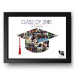 تابلو کلاژ فارغ التحصیلی 30x40 مشکی