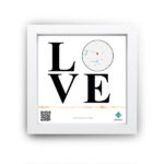 تابلو مکان نما طرح LOVE