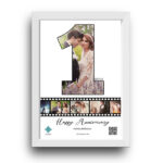 تابلو اعداد A4 سفید