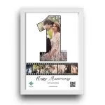 تابلو اعداد A4 سفید