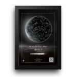 تابلو آسمان و ماه مدل ST19