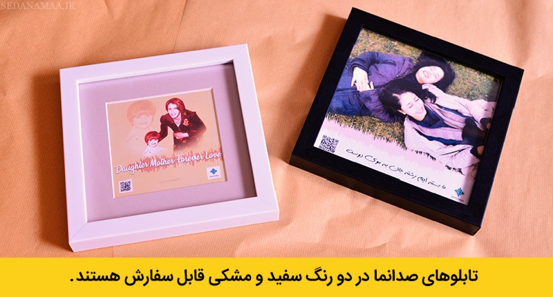 رنگ مشکی و سفید برای قاب فرکانس صدا