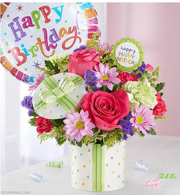 خرید گل برای هدیه تولد